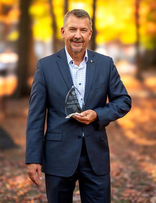 Mark Kolanowski Honored With Alma College Hugh Brenneman Distinguished Alumni Award